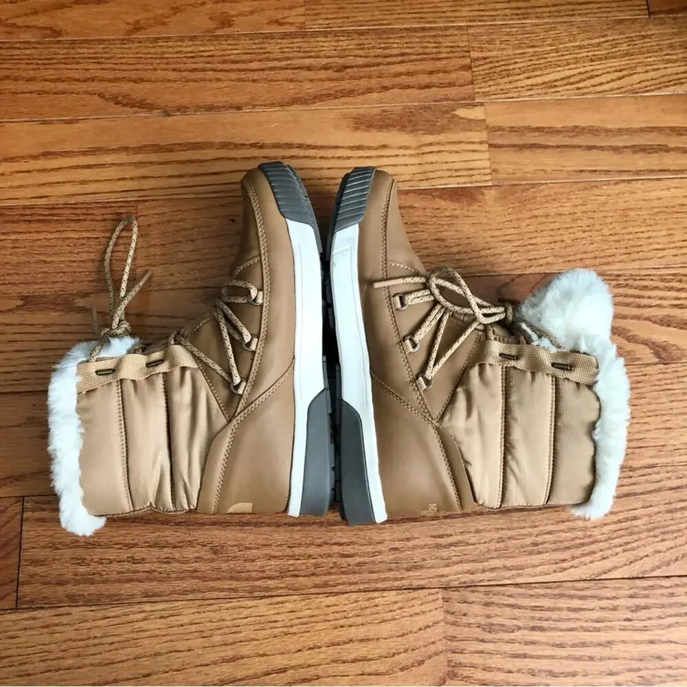 The North Face Sierra Luxe Waterproof Almond Butter/Falcon Brown Women’s Size 8